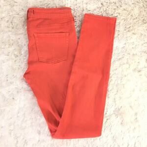 Bullhead Pac Sun Skinny Coral Denim Legging Jeans Sz 3